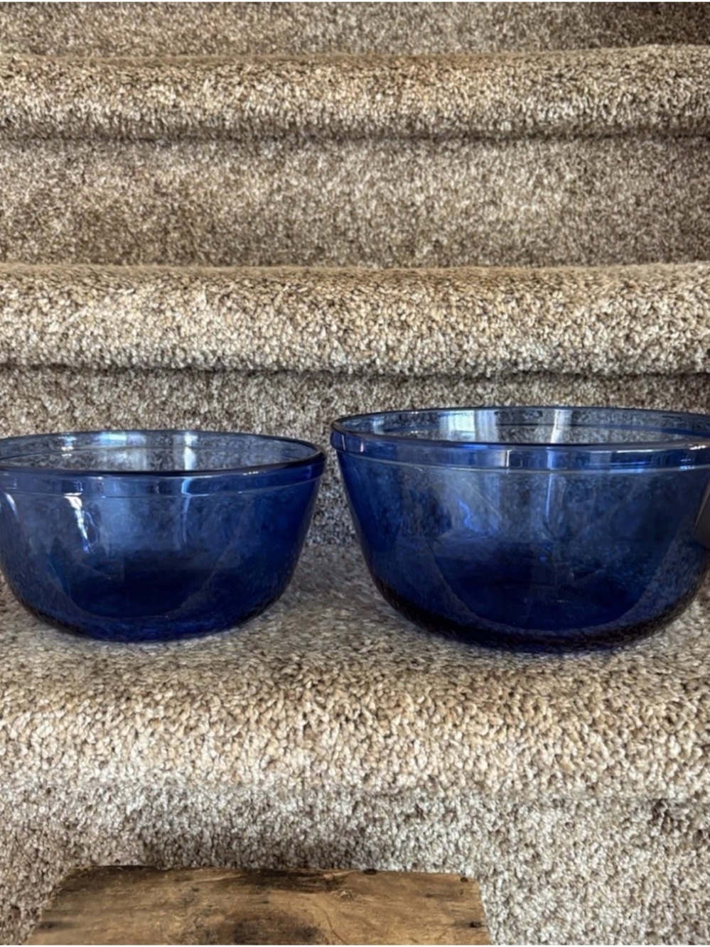 Chor Cobalt Blue Glass Mixing Bowl